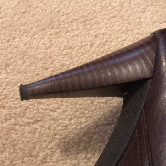 Coach Aliza Brown Leather Short Boots - Picture 8 of 10